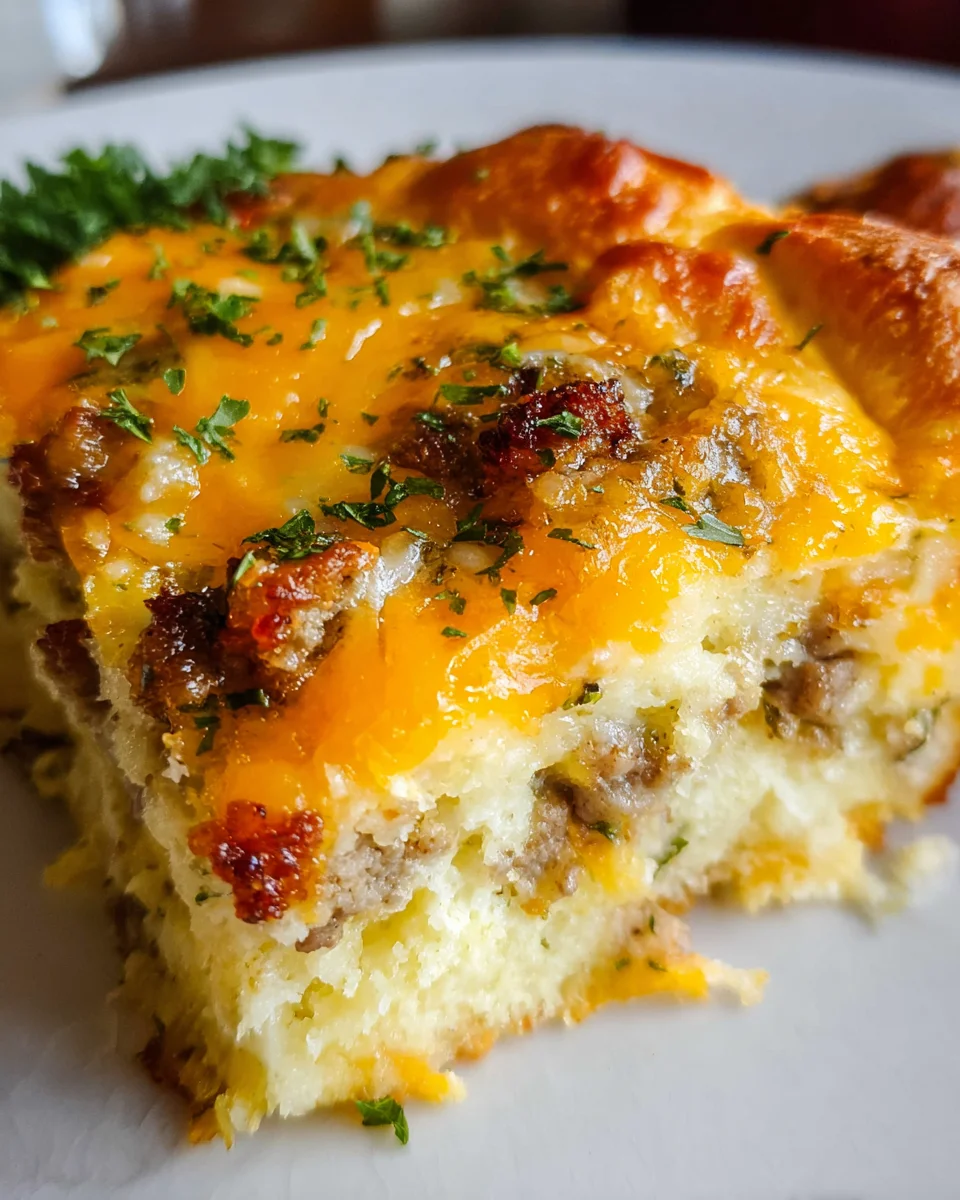 Savory Breakfast Sausage and Cheese Casserole Recipe 23 Savory