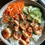 Shrimp Rice Bowls with Spicy Mayo