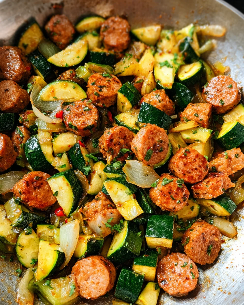 Skillet Sausage and Zucchini 31 Skillet Sausage and Zucchini