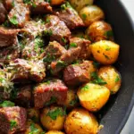 Slow Cooker Garlic Butter Beef Bites & Potatoes 33 Slow Cooker Garlic Butter Beef Bites & Potatoes