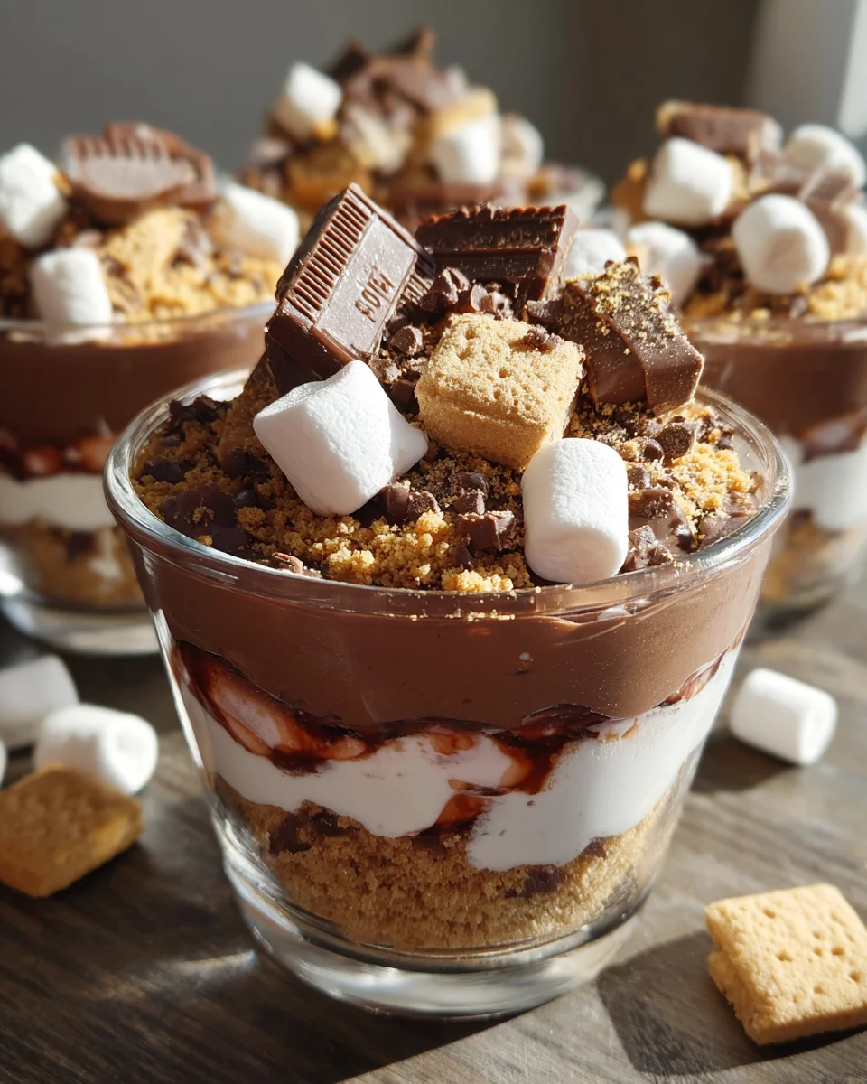 Smores Pudding Cups
