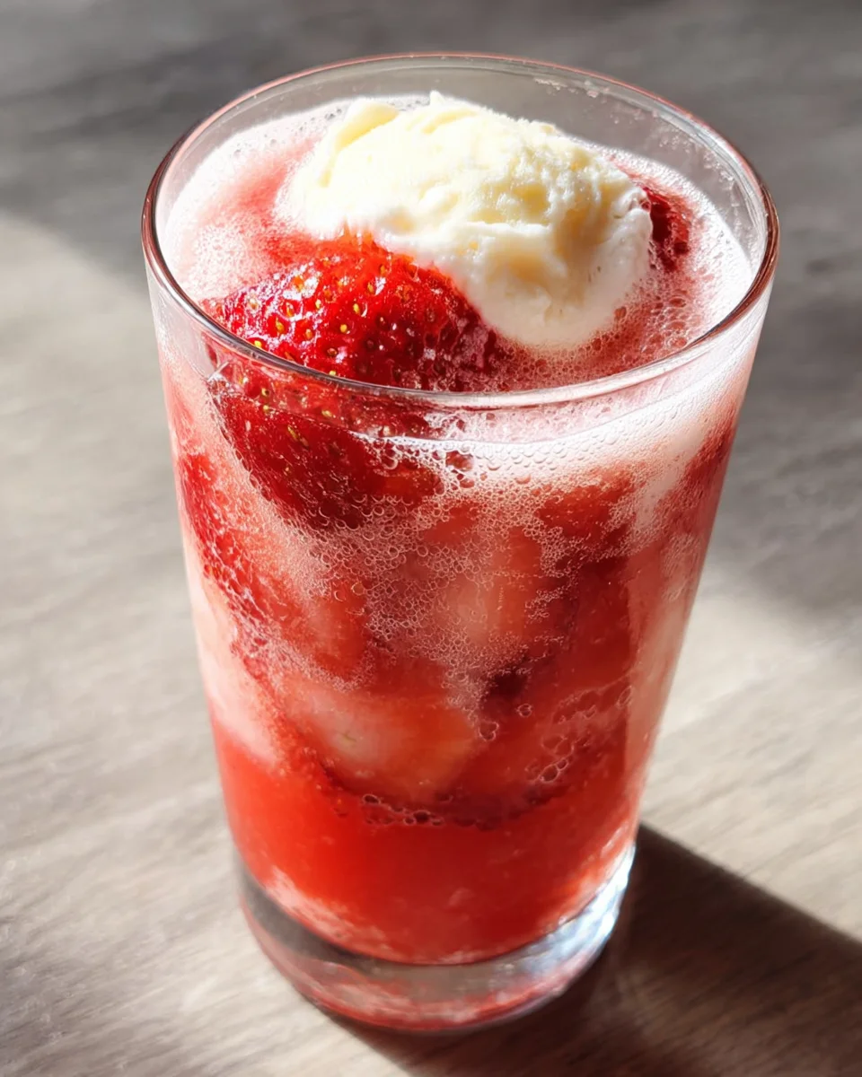 Sparkling Strawberry Float 14 Sparkling