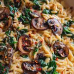 Spinach Mushroom Orzo 22 Spinach Mushroom Orzo