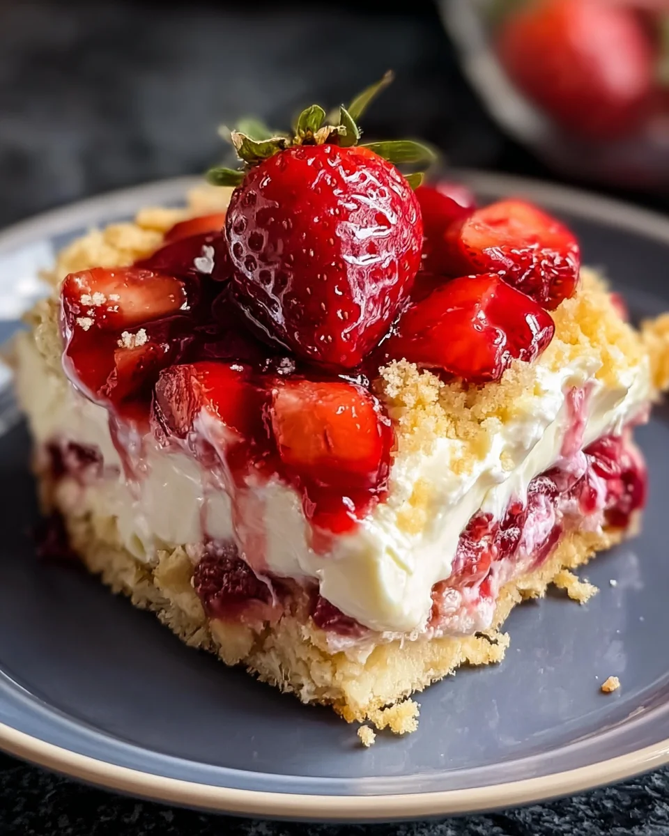 Strawberry Cheesecake Dump Cake 17 Strawberry