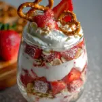 Strawberry Pretzel Salad Parfaits 18 Strawberry Pretzel Salad Parfaits