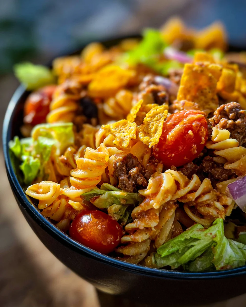 Taco Pasta Salad 26 Taco Pasta Salad