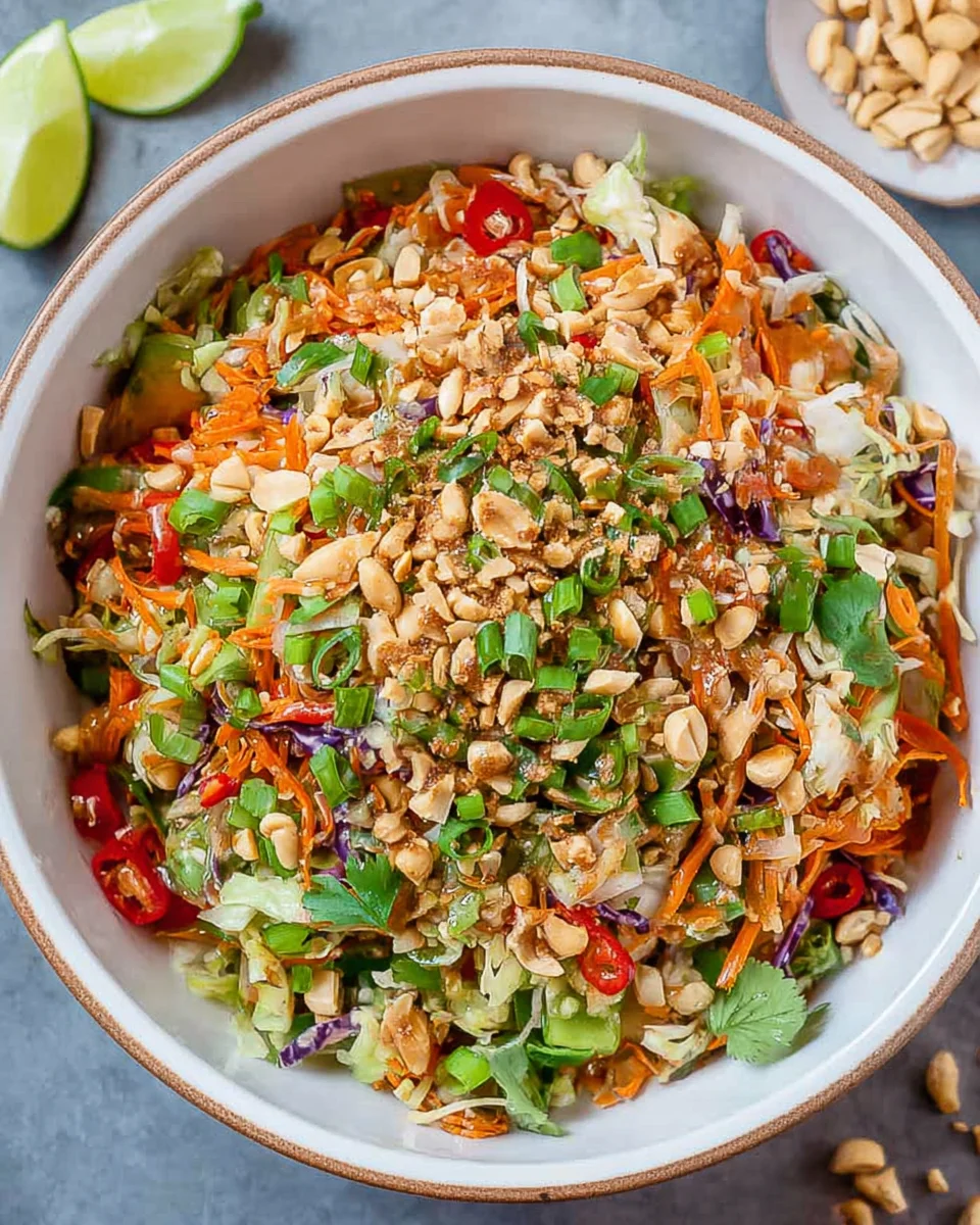 Thai Peanut Salad 22 Thai