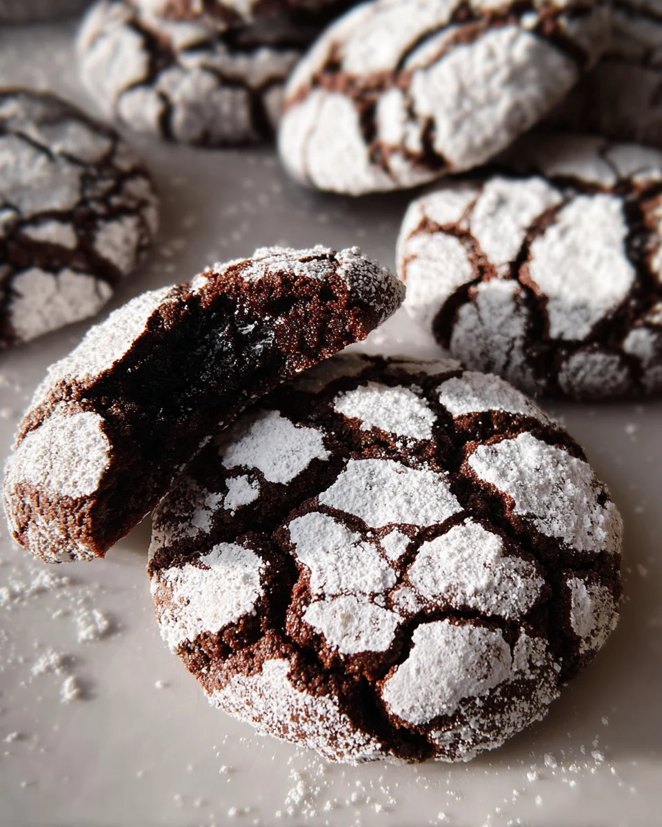 The BEST Chocolate Crinkle Cookies Recipe 20 The BEST Chocolate Crinkle Cookies Recipe