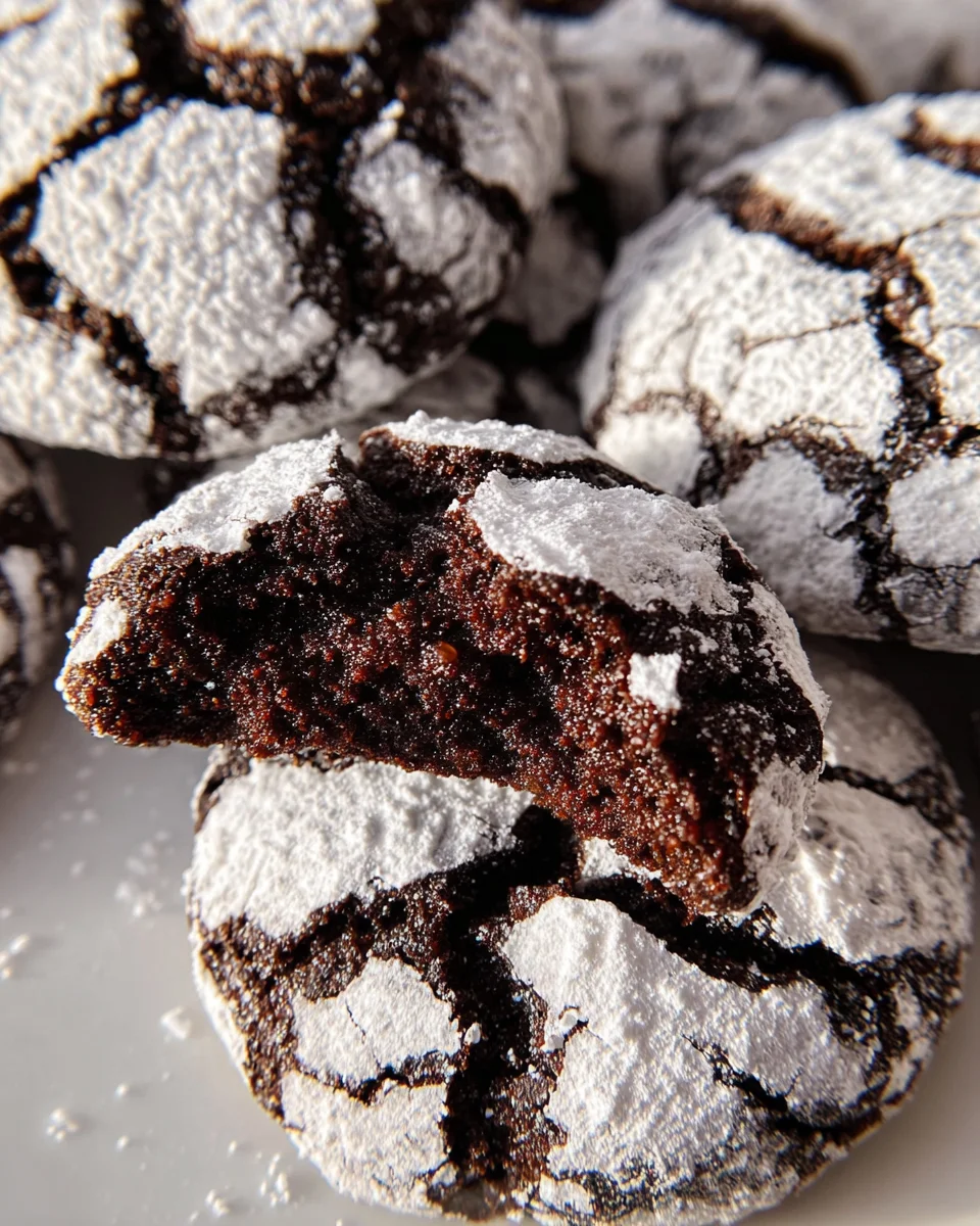The BEST Chocolate Crinkle Cookies Recipe 23 The