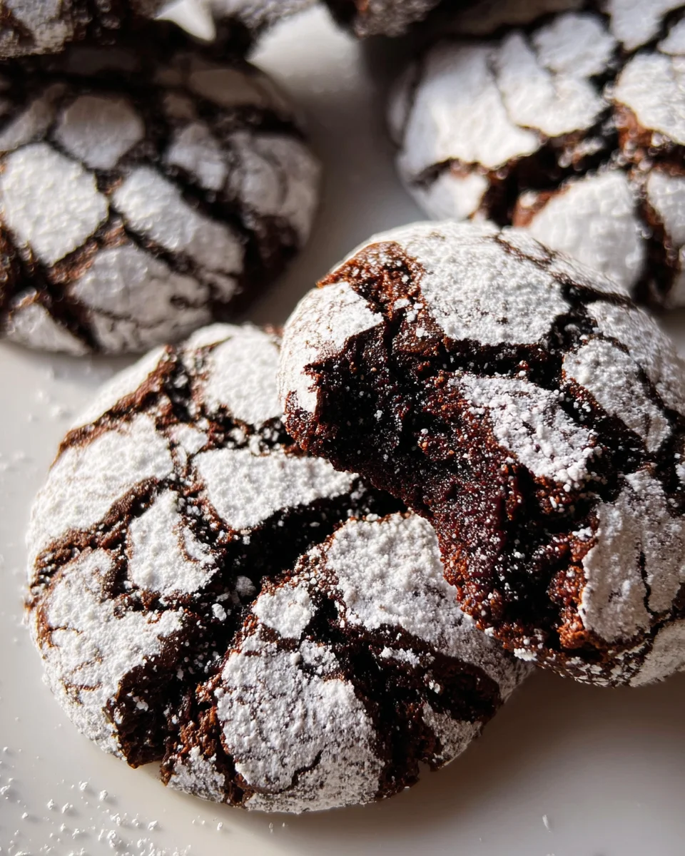 The BEST Chocolate Crinkle Cookies Recipe 24 The