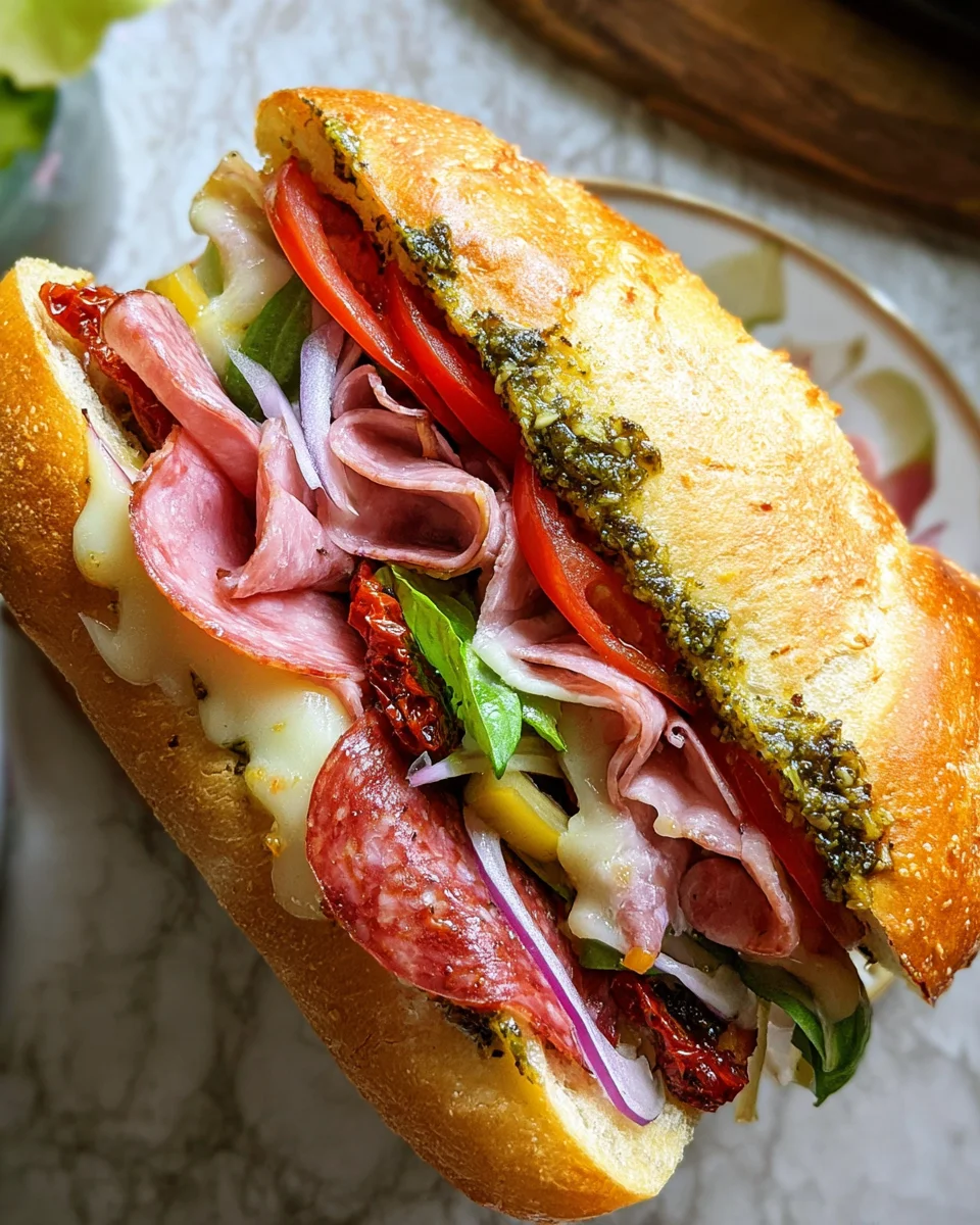 Toasted Italian Sandwich 19 Toasted