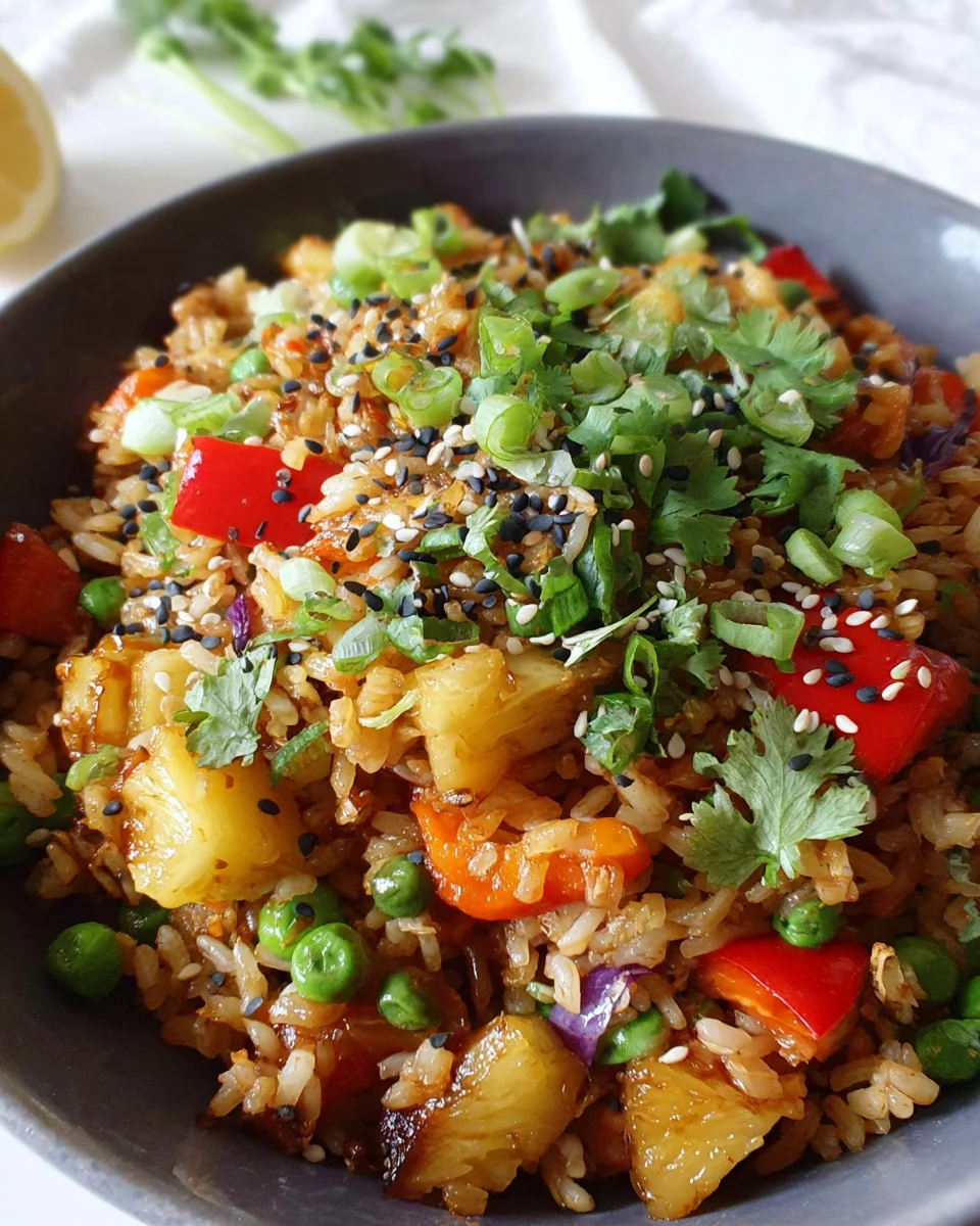 Vegan Pineapple Fried Rice 23 Vegan