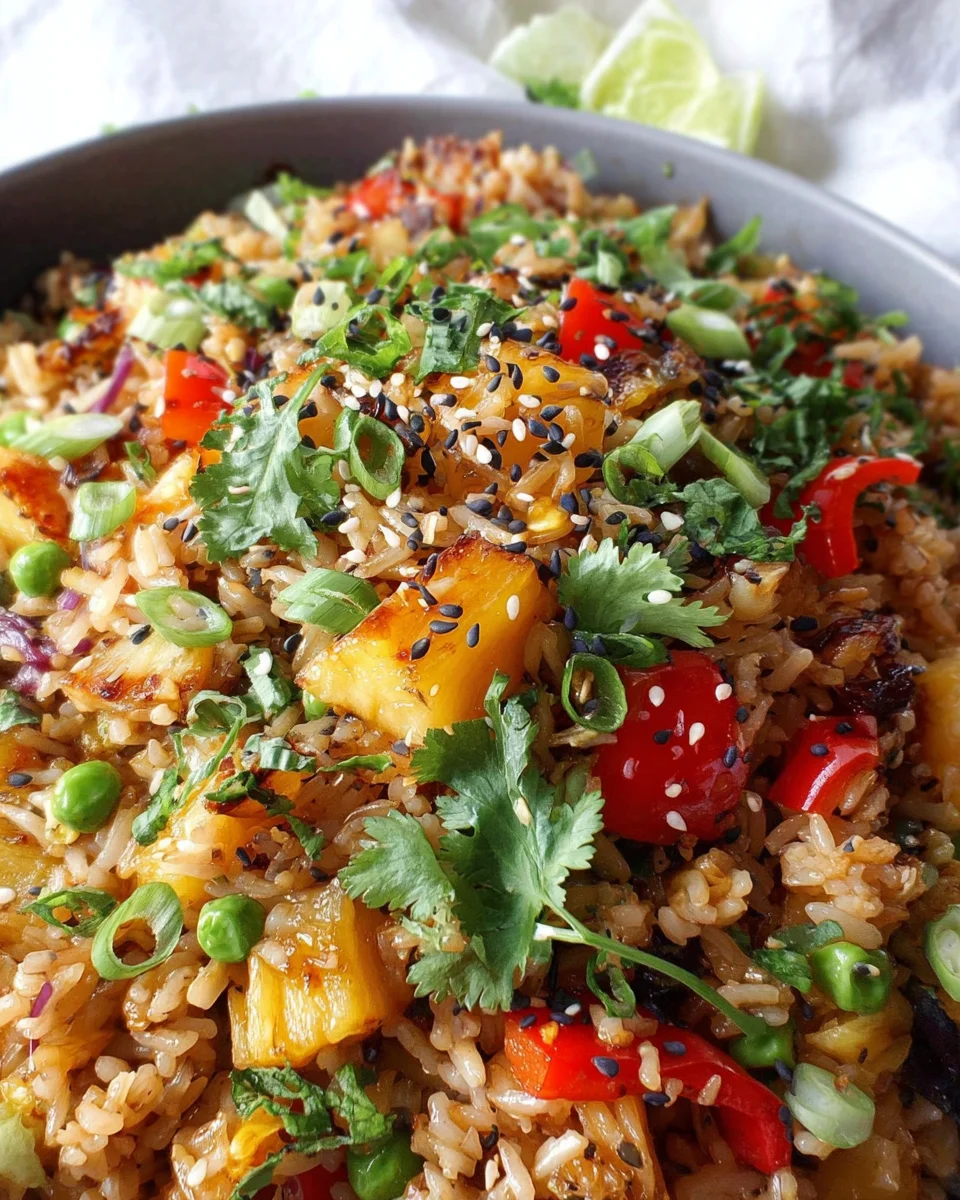 Vegan Pineapple Fried Rice 24 Vegan