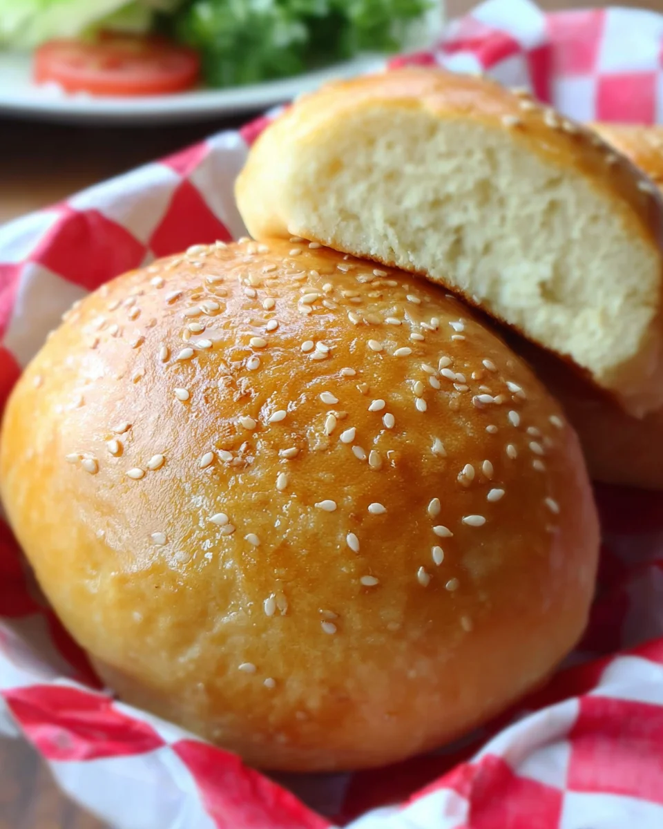 Amazing Homemade Hamburger Buns