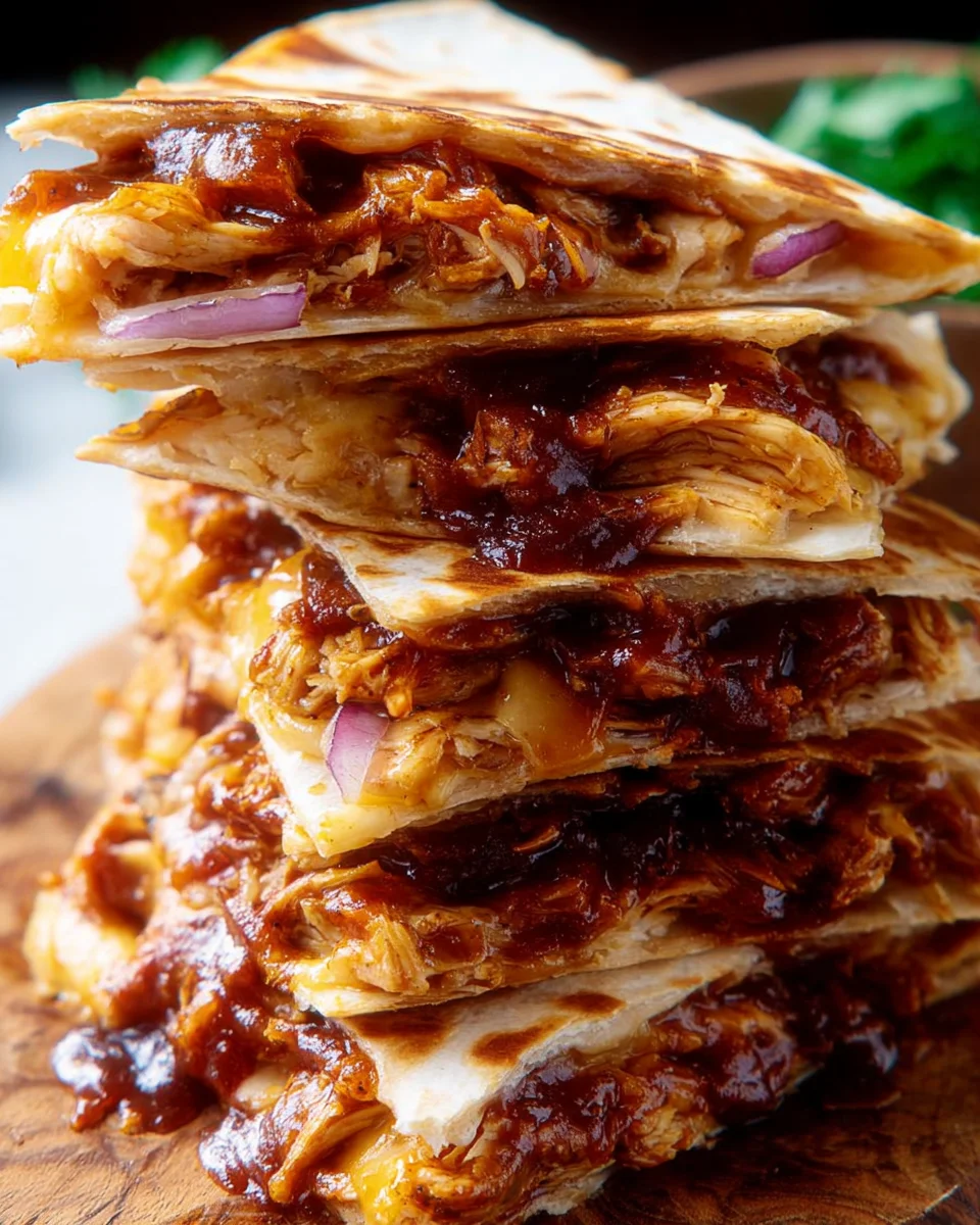 BBQ Chicken Quesadilla 18 BBQ