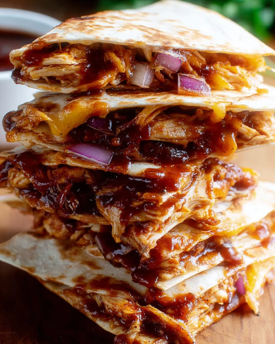 BBQ Chicken Quesadilla 19 BBQ