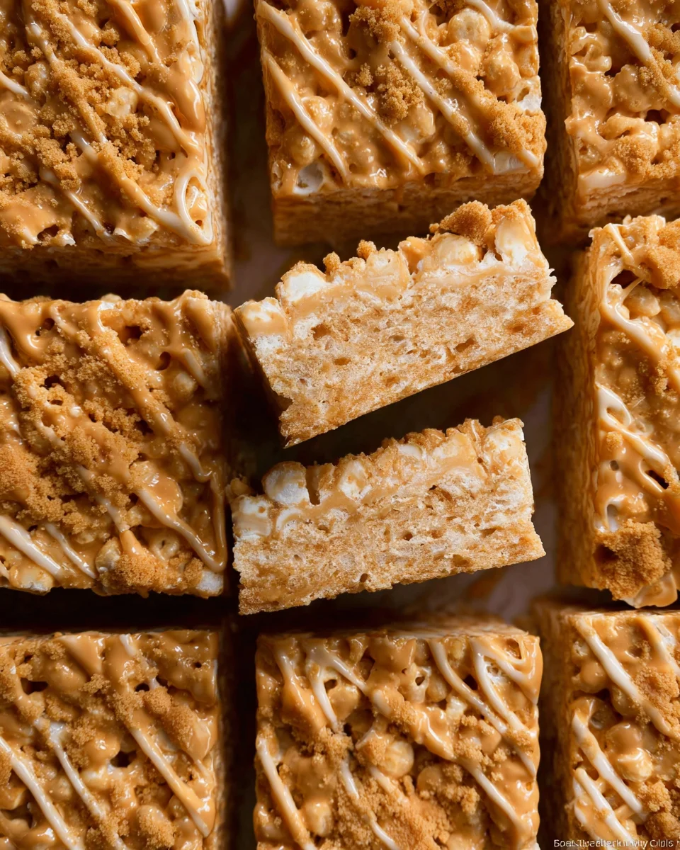 Biscoff Rice Krispie Treats 19 Biscoff Rice Krispie Treats