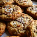 Brown Butter Coffee Toffee Cookies