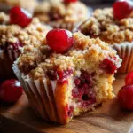 Cherry Cobbler Muffins