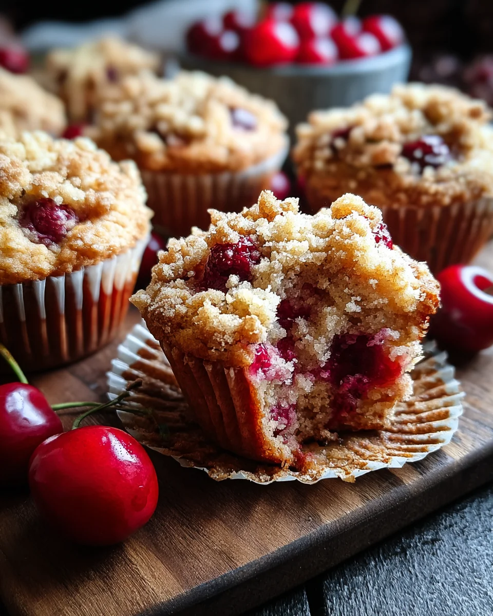 Cherry Cobbler Muffins 26 Cherry