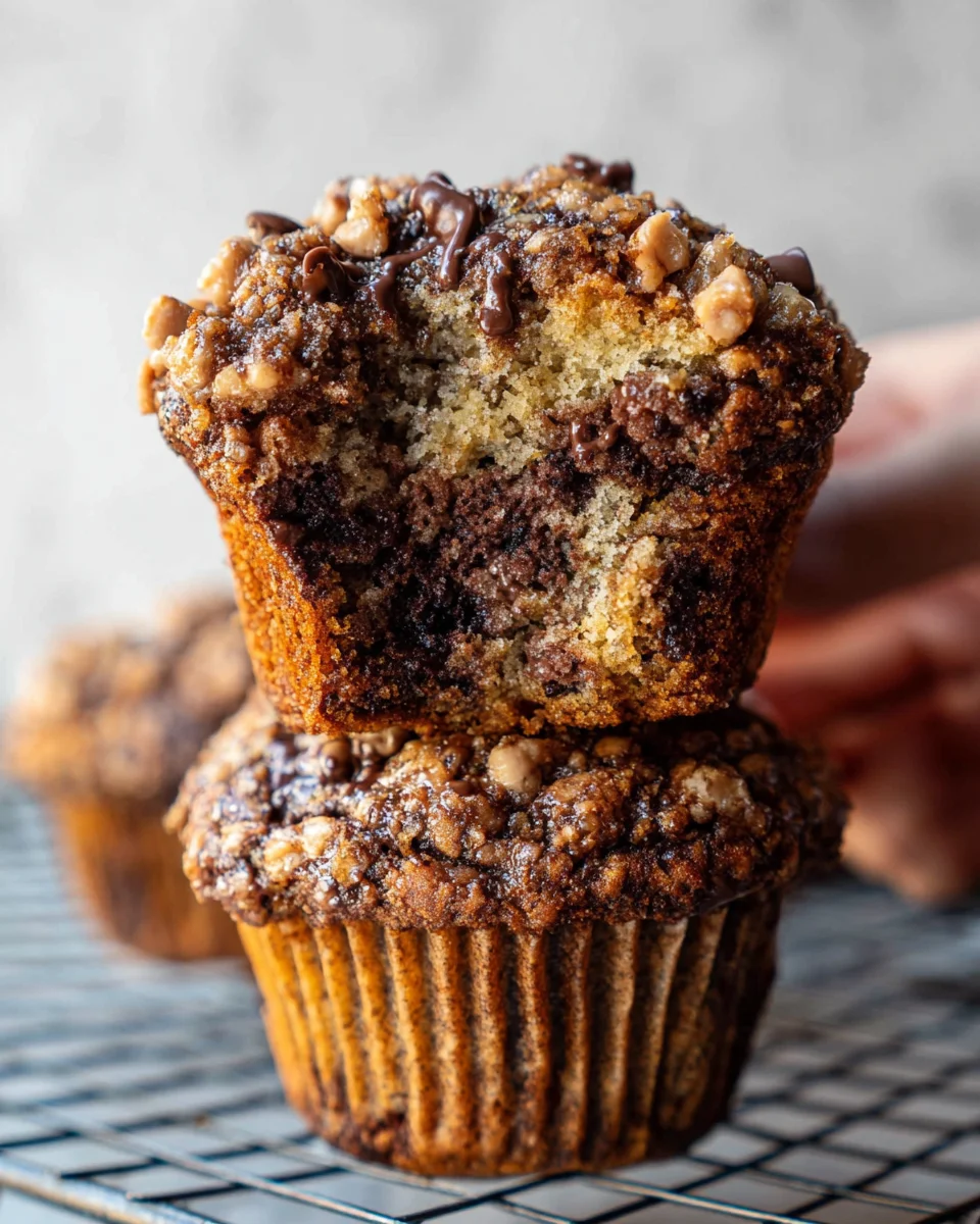 Chocolate Coffee Toffee Crunch Muffins 29 Chocolate