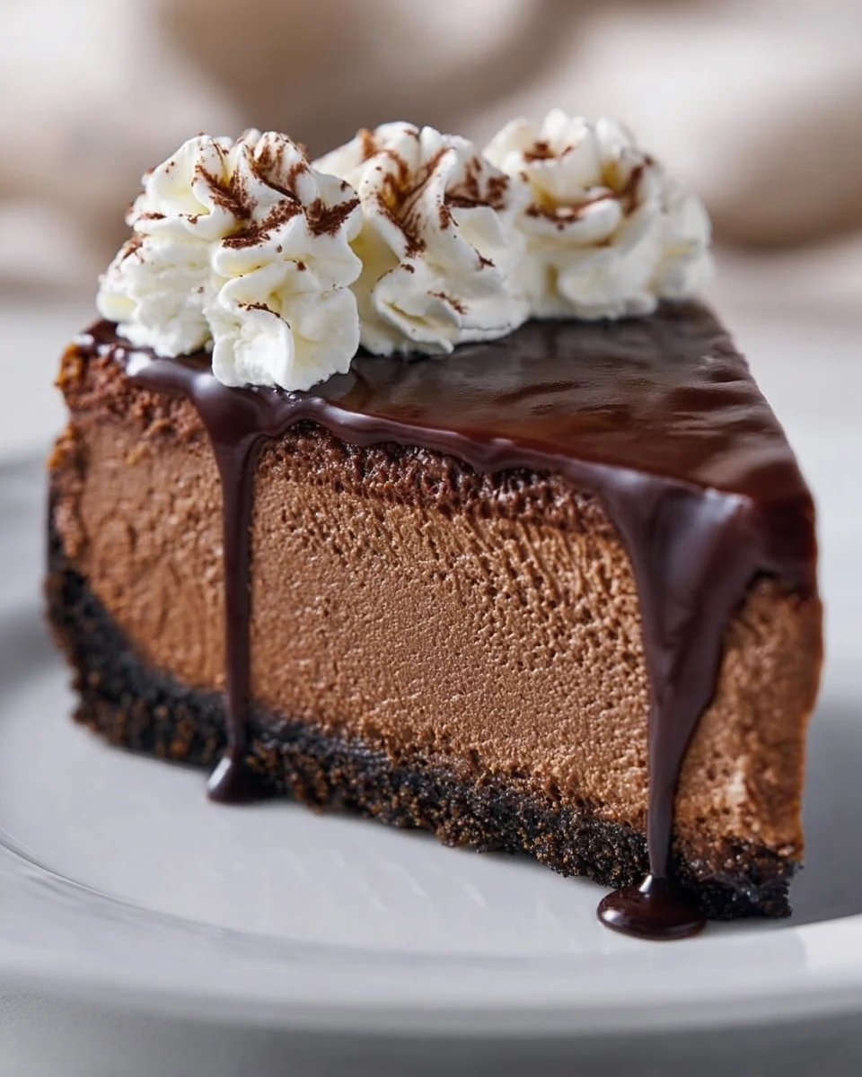 Chocolate Fudge Truffle Cheesecake 30 Chocolate