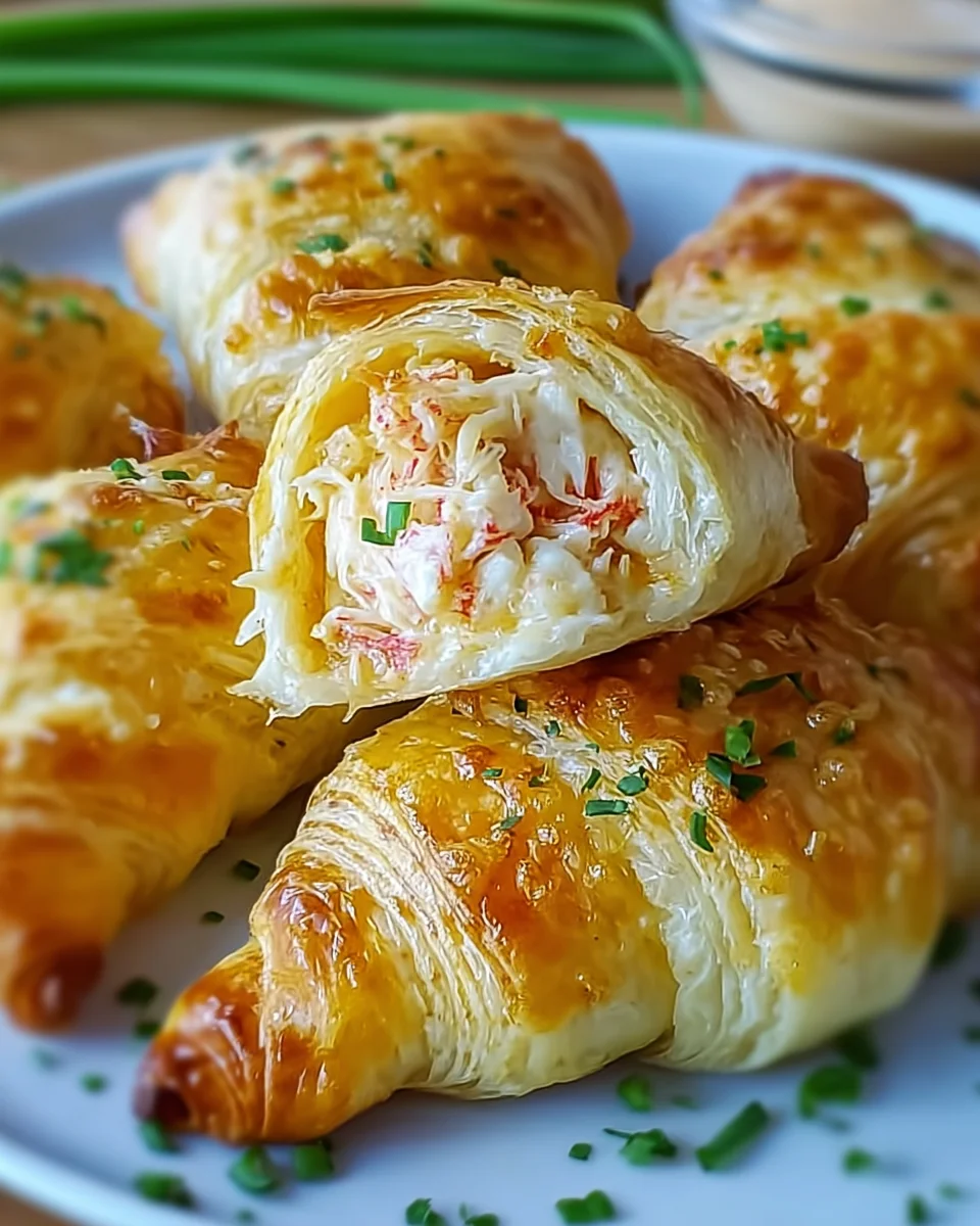 Crab Crescent Bites