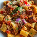 Creamy Chicken and Chorizo Pasta