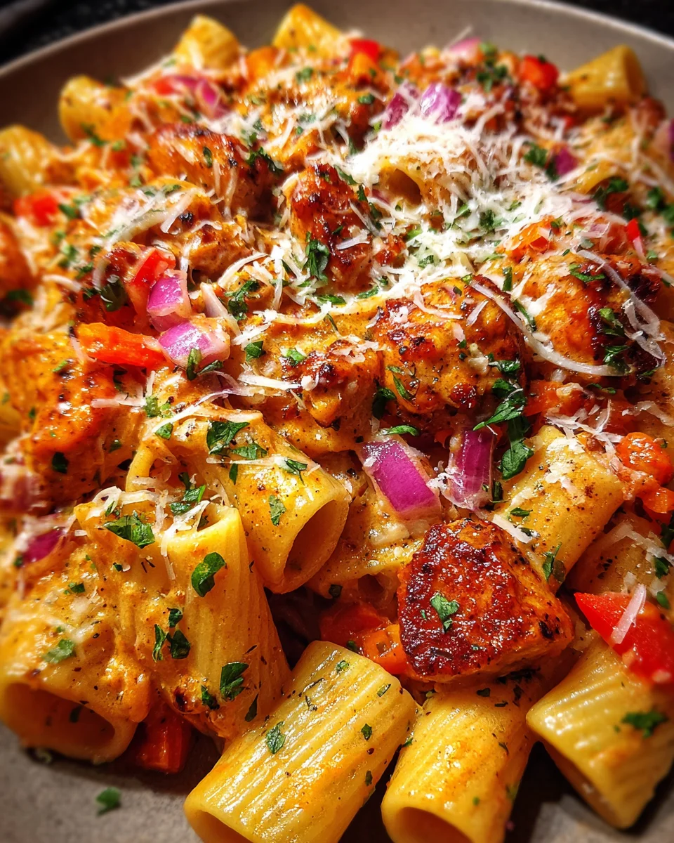 Creamy Chicken and Chorizo Pasta 28 Creamy