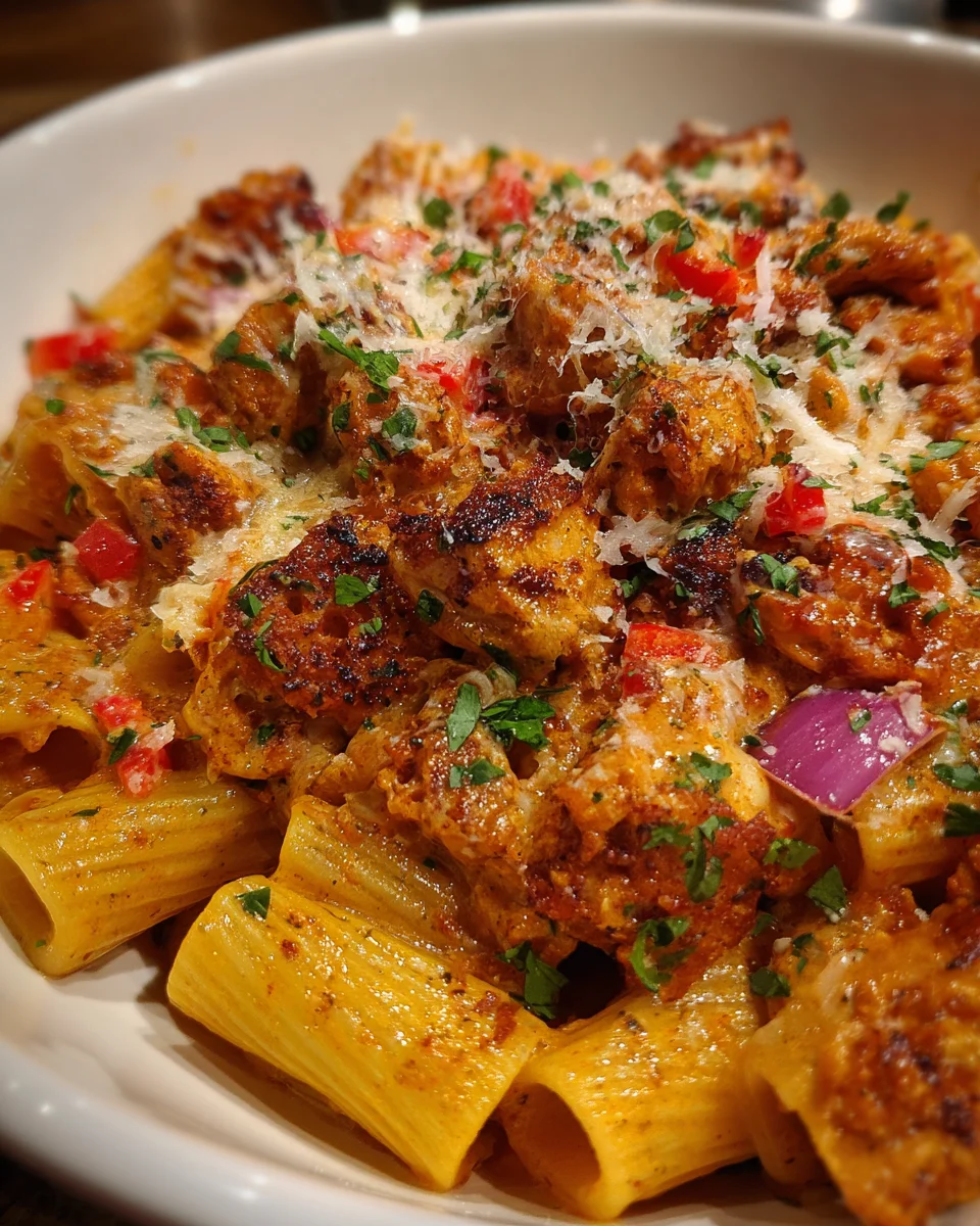 Creamy Chicken and Chorizo Pasta 29 Creamy