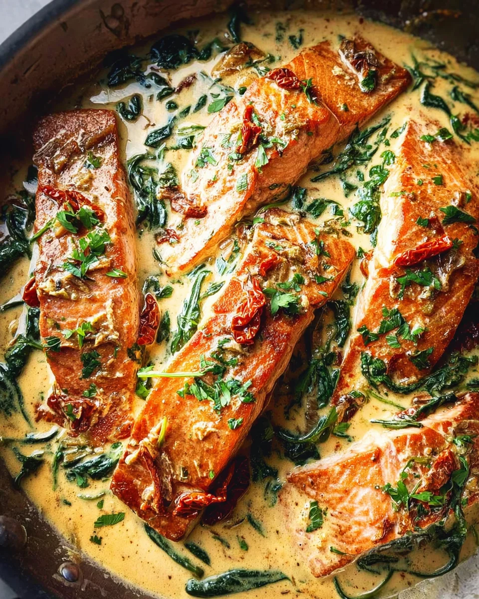 Creamy Garlic Butter Tuscan Salmon 23 Creamy
