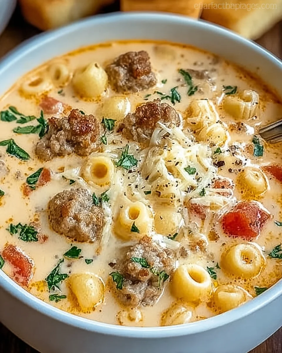 Creamy Parmesan Italian Sausage Ditalini Soup 24 Creamy Parmesan Italian Sausage Ditalini Soup