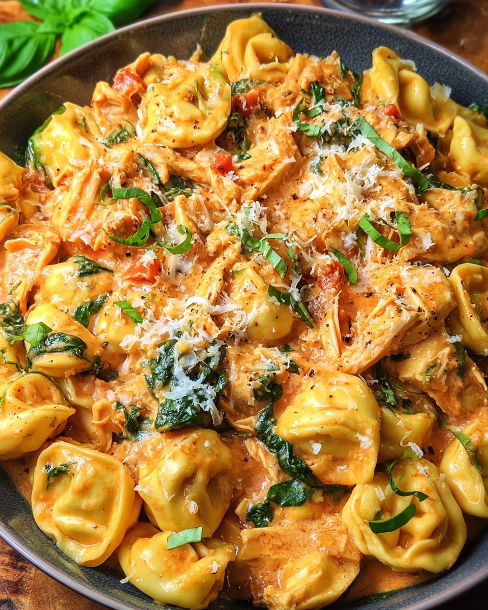 CrockPot Chicken Tortellini