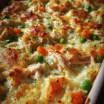 Dump-and-Bake Chicken Alfredo Rice Casserole Recipe