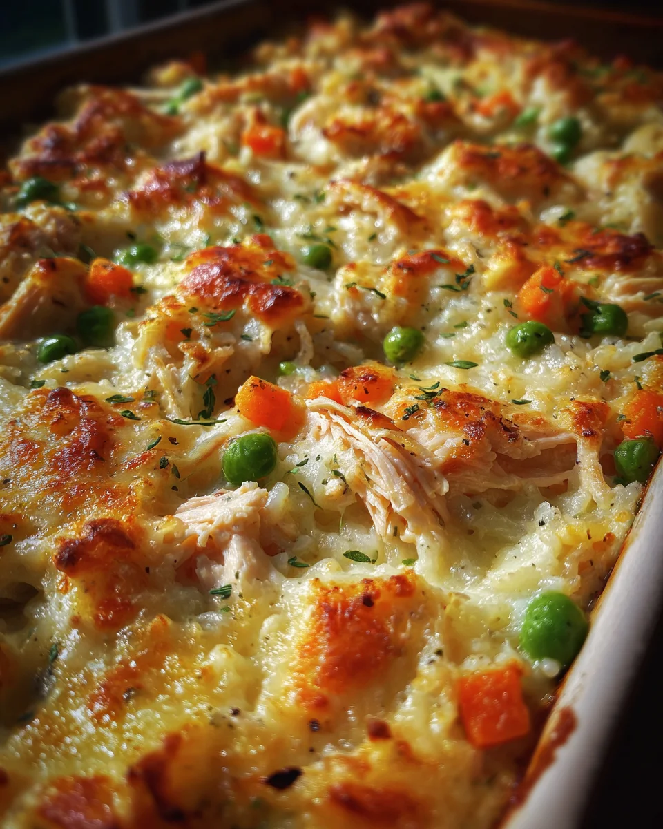 Dump-and-Bake Chicken Alfredo Rice Casserole Recipe 21 Dump-and-Bake Chicken Alfredo Rice Casserole Recipe