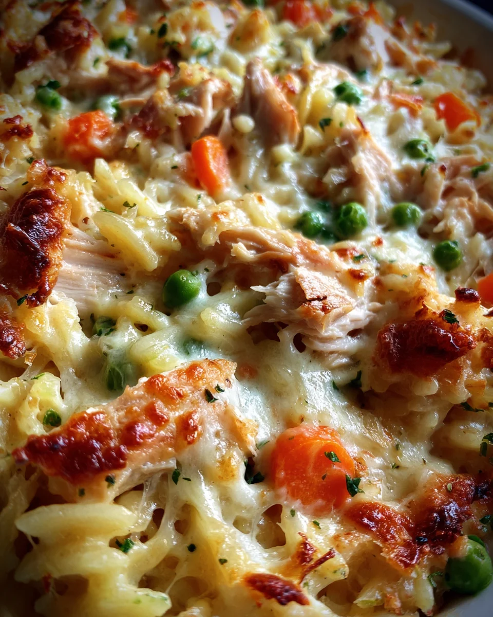 Dump-and-Bake Chicken Alfredo Rice Casserole Recipe 18 Dump-and-Bake