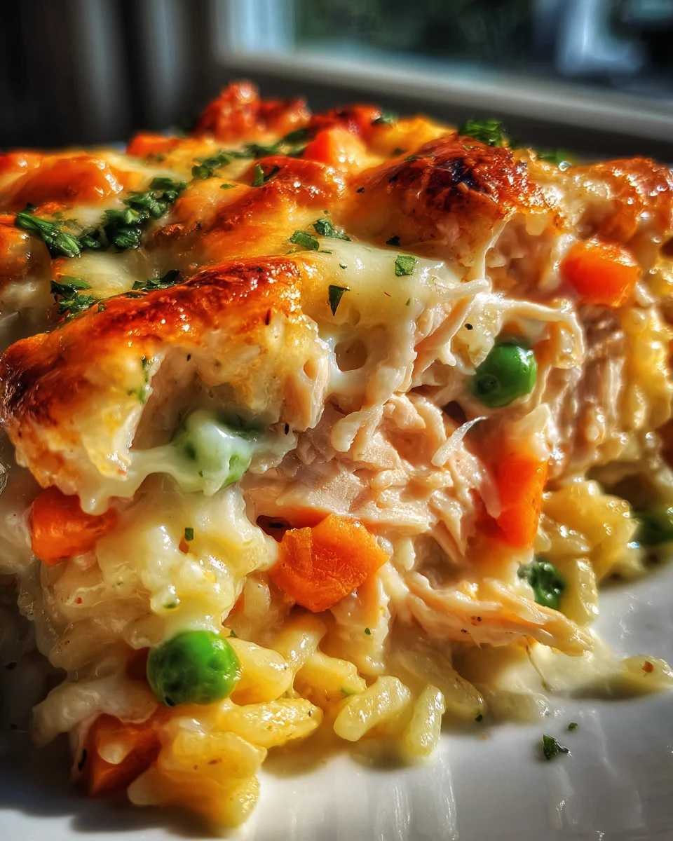 Dump-and-Bake Chicken Alfredo Rice Casserole Recipe 19 Dump-and-Bake