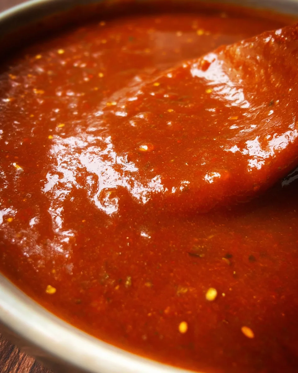 Easy Red Enchilada Sauce {15 minute Recipe}