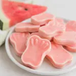 Frozen Watermelon Peanut Butter Dog Treats