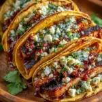 Garlic Butter Honey BBQ Chicken Tacos