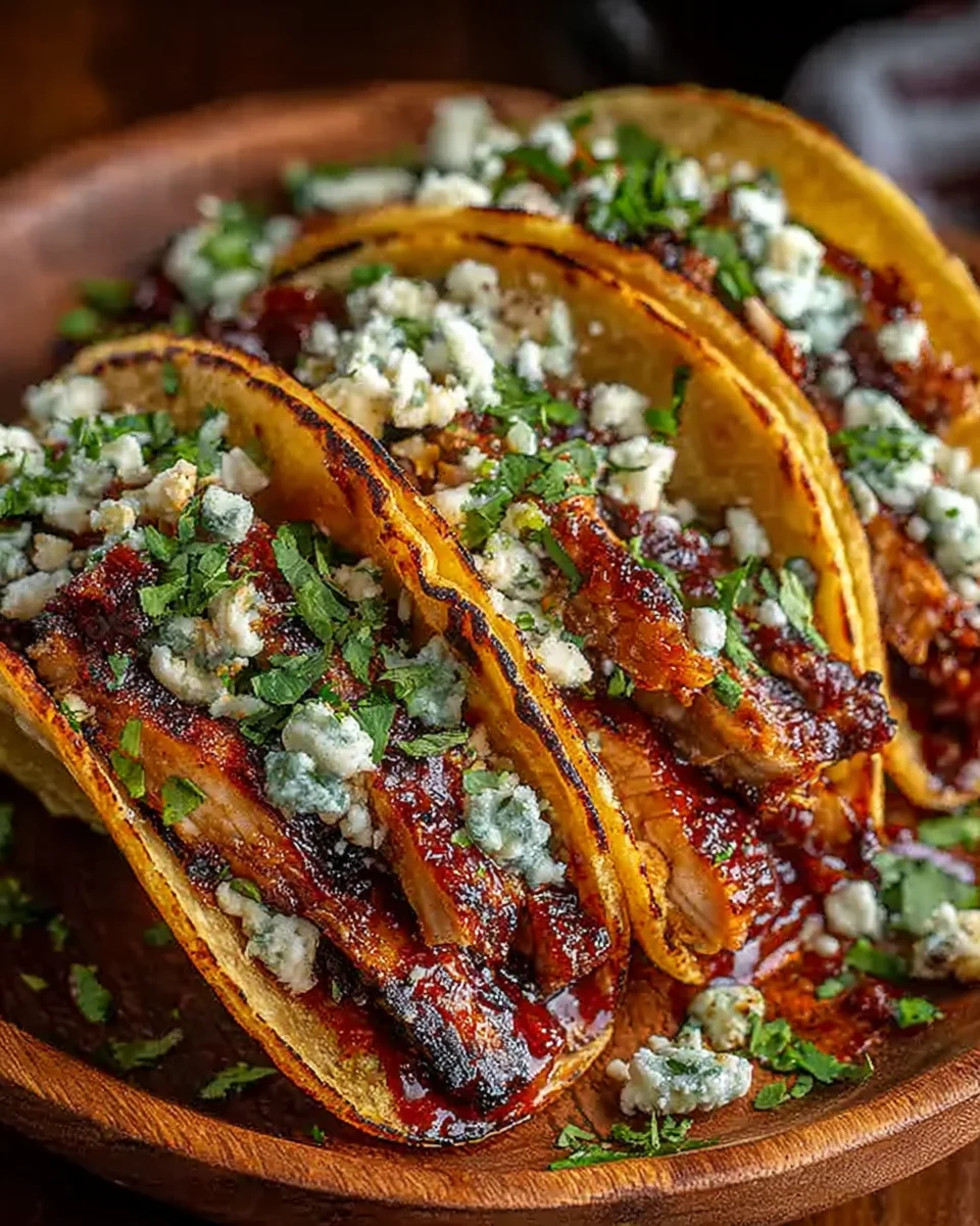 Garlic Butter Honey BBQ Chicken Tacos 16 Garlic