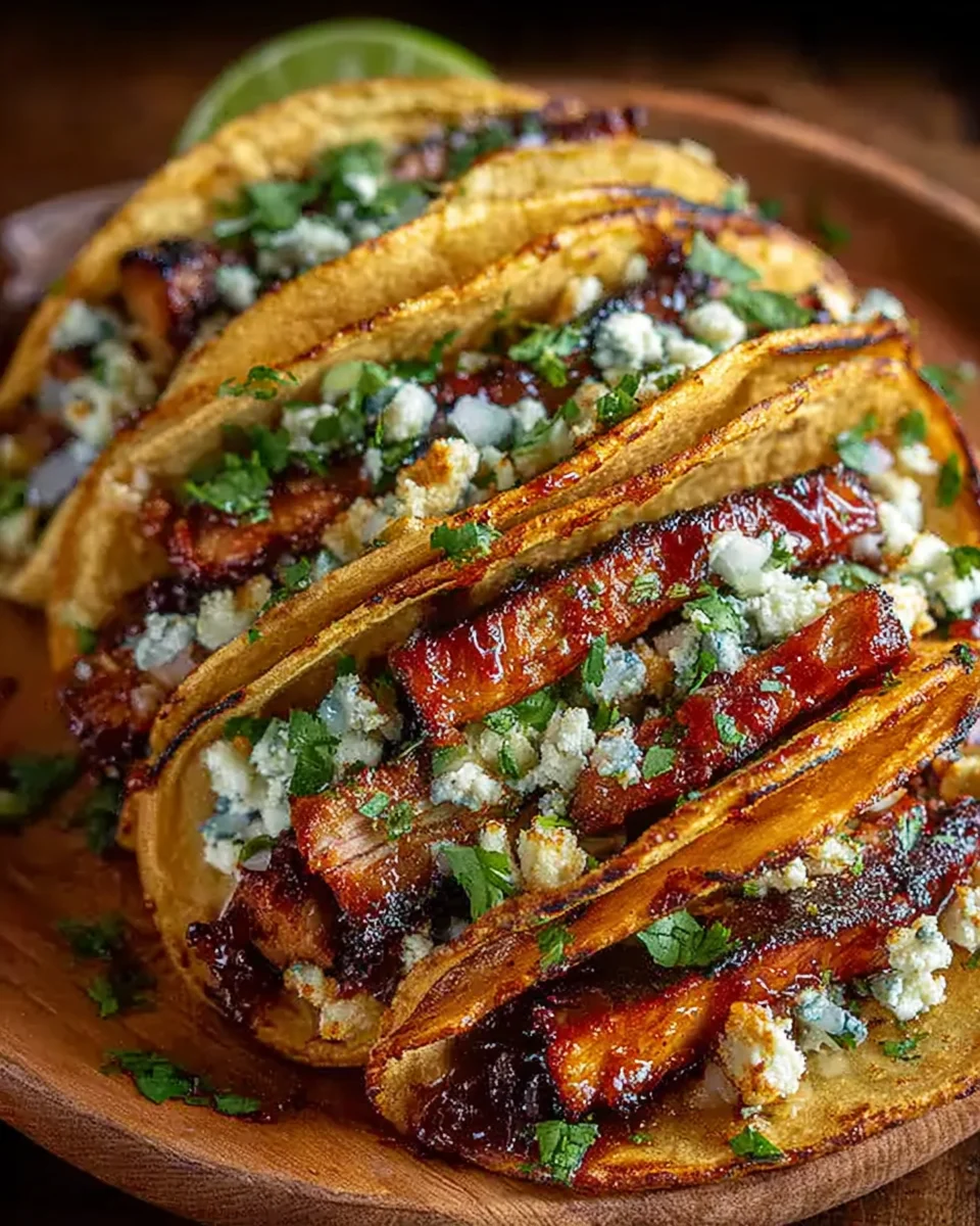 Garlic Butter Honey BBQ Chicken Tacos 17 Garlic