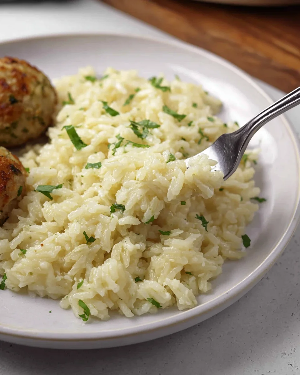 Garlic Parmesan Rice