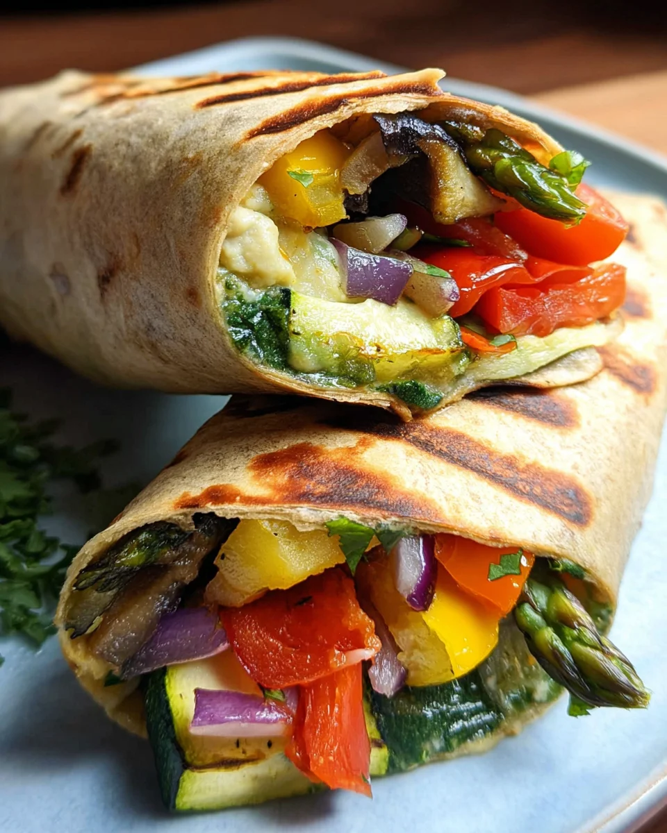 Grilled Vegetable Wrap 30 Grilled Vegetable Wrap