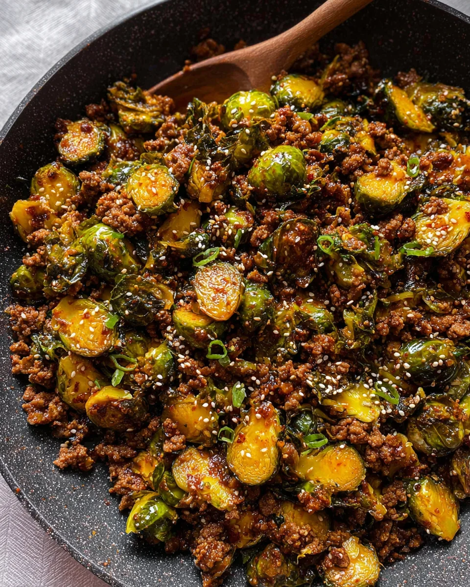 Ground Beef and Brussels Sprouts 24 Ground Beef and Brussels Sprouts