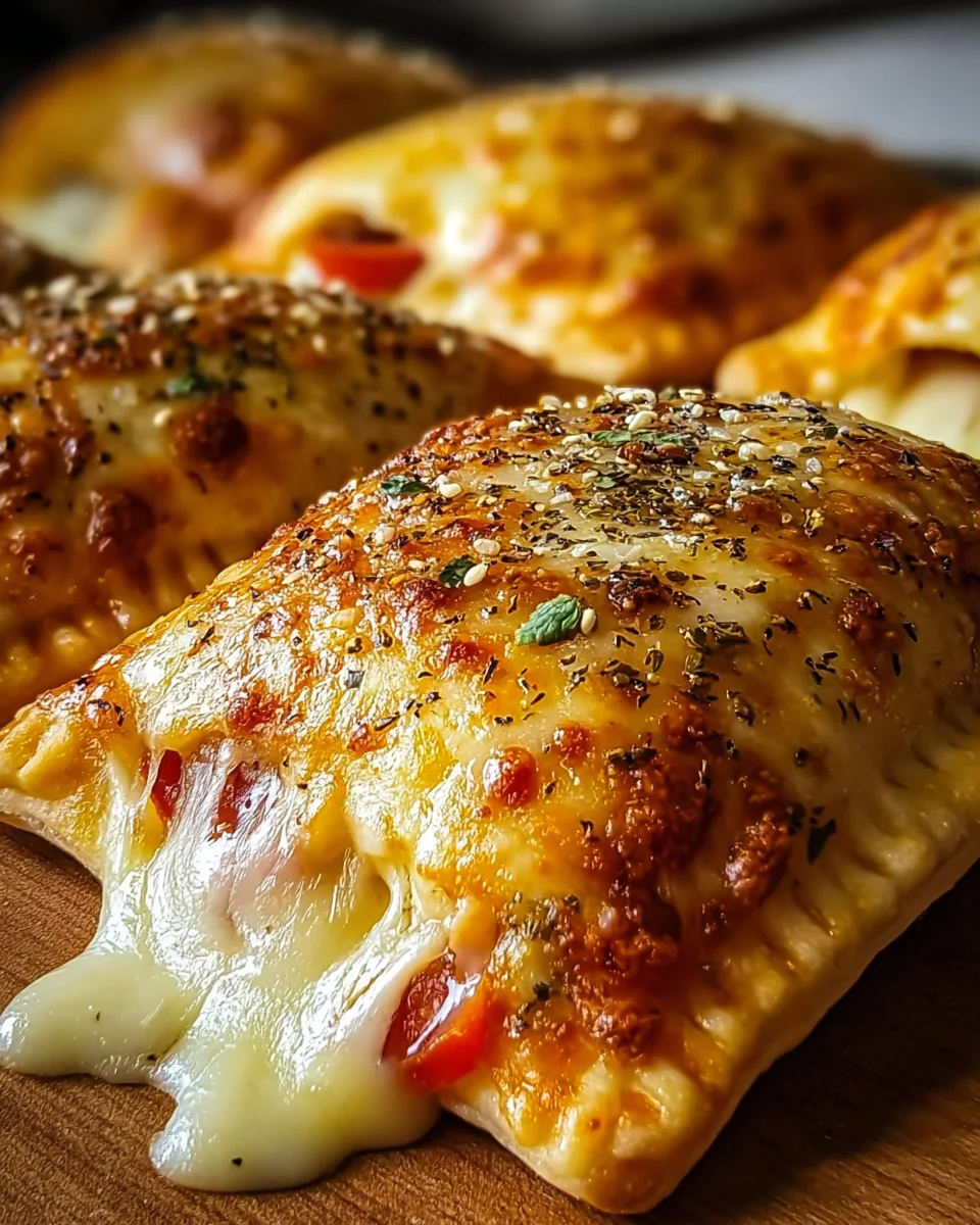 Homemade Easy Cheesy Pizza Pockets