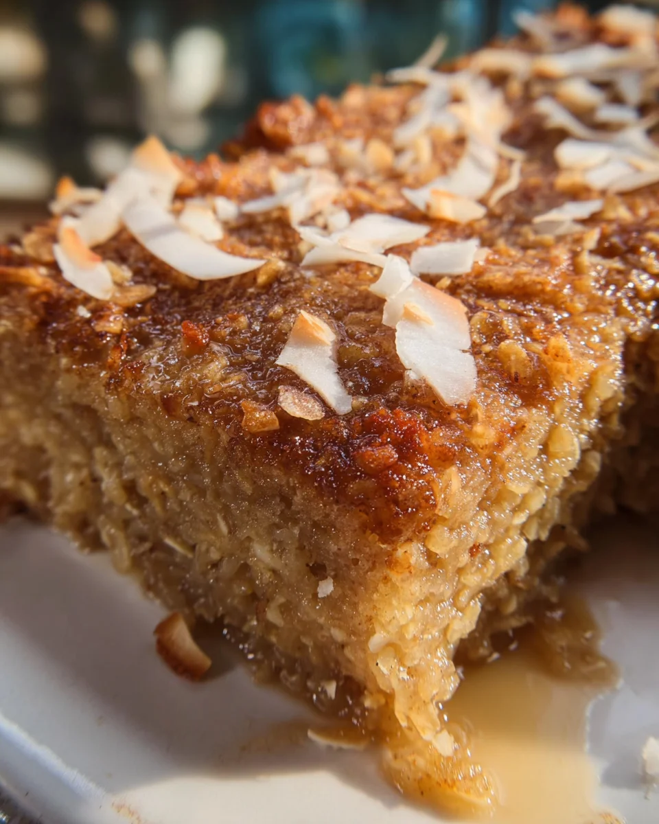 Lazy Day Oatmeal Cake