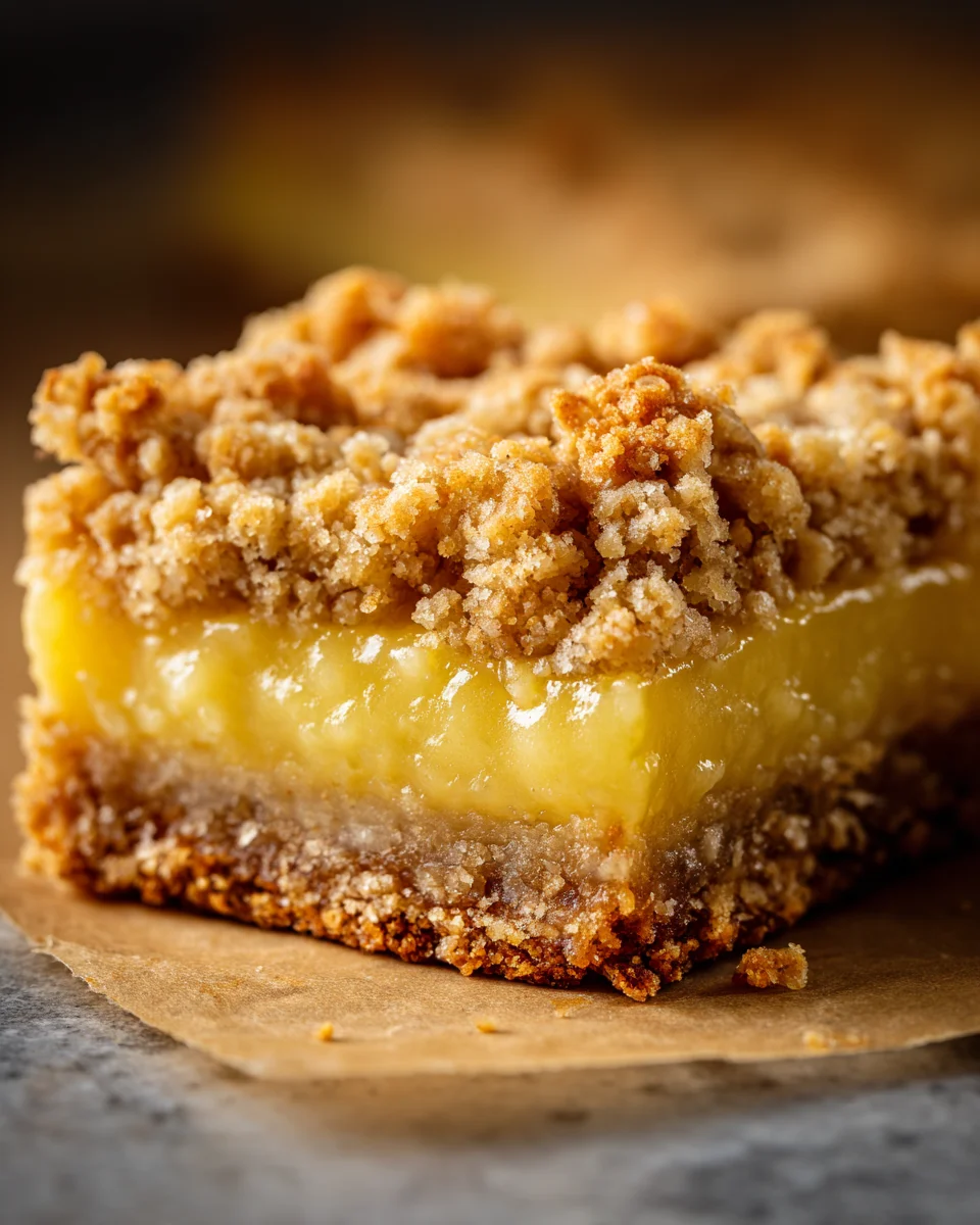 Lemon Oatmeal Crumble Bars 22 Lemon