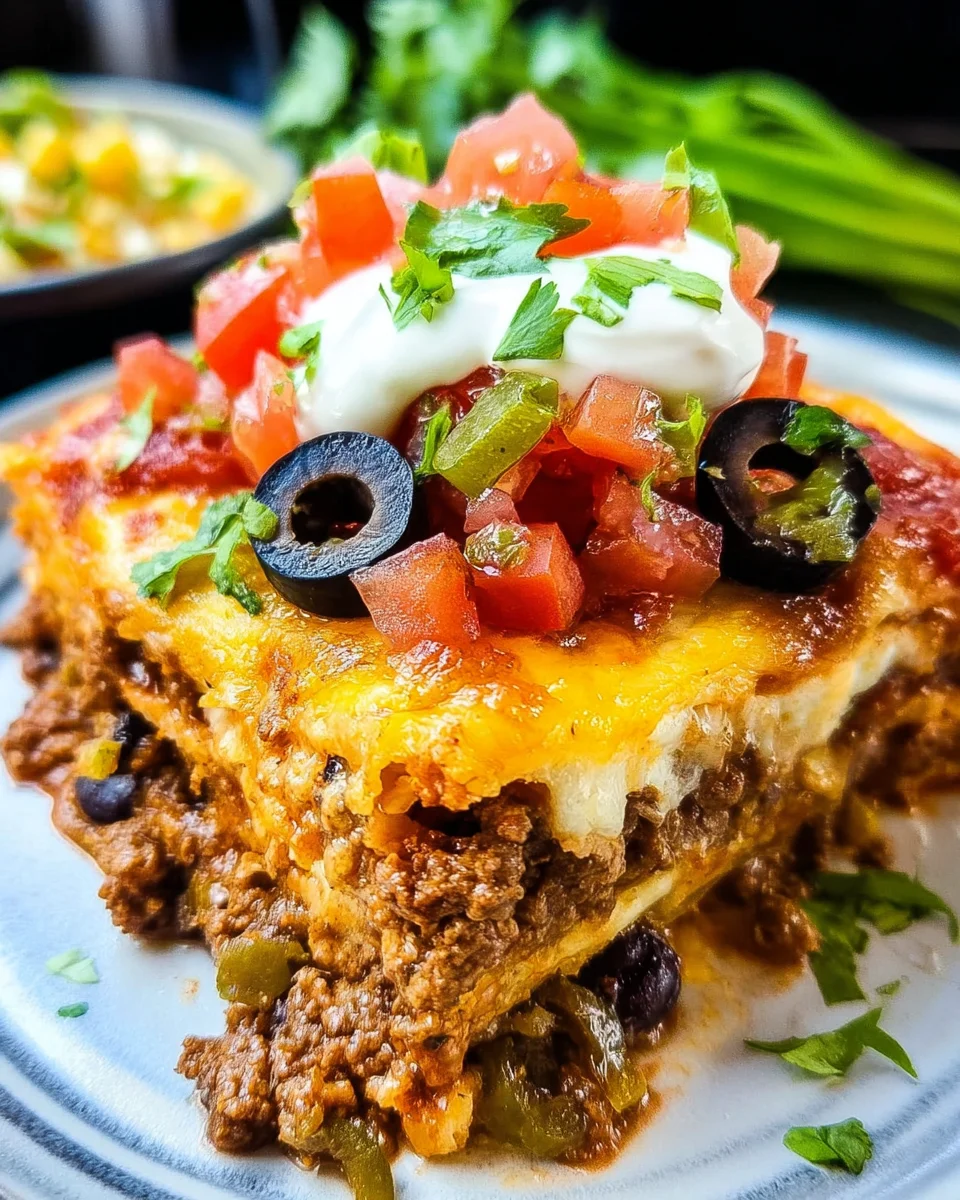 Mexican Lasagna Recipe 20 Mexican