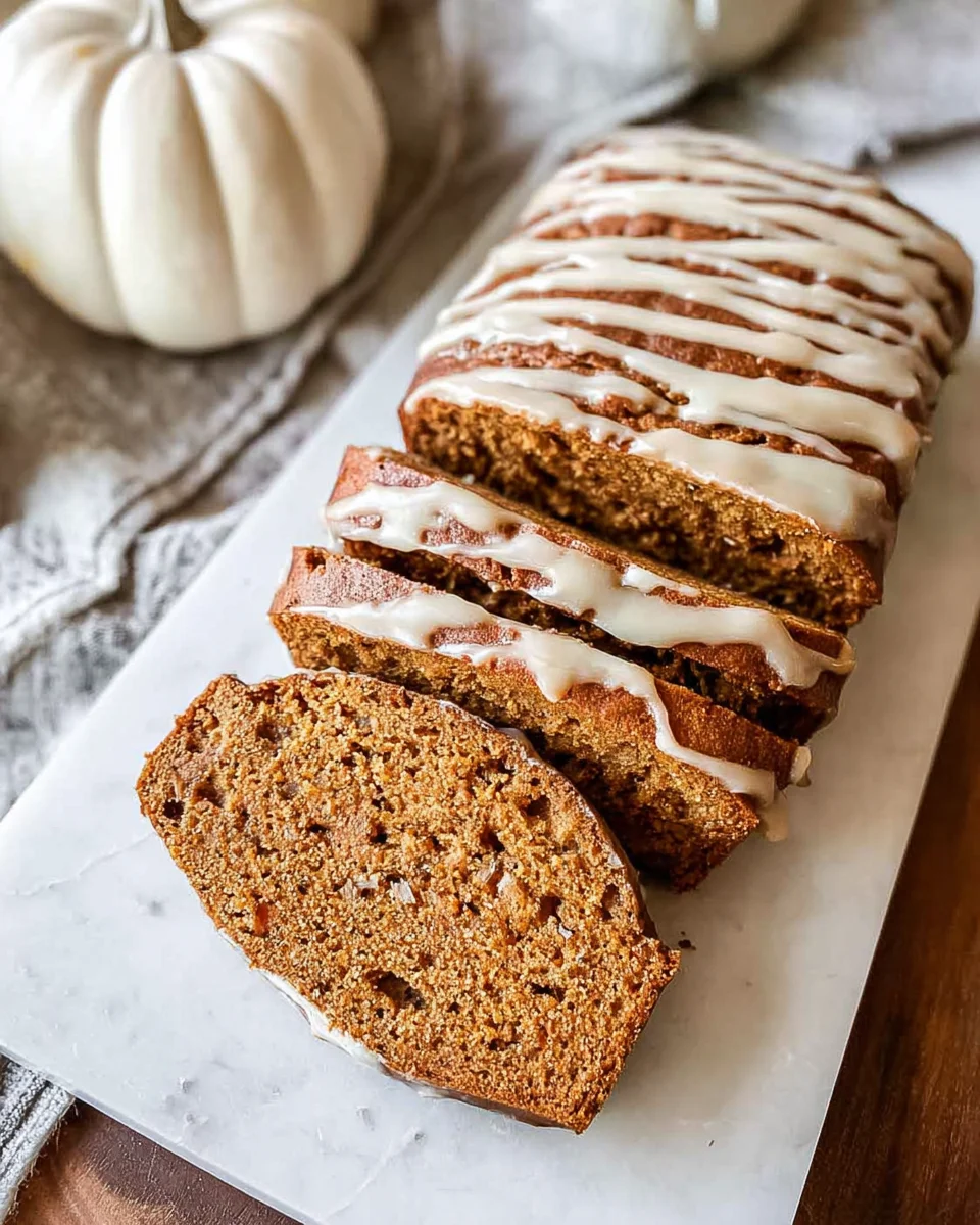 Pumpkin Bread with Maple Glaze 22 Pumpkin Bread with Maple Glaze